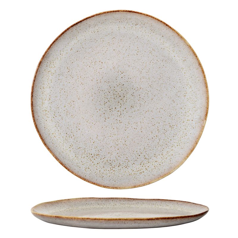 Tallrik Natur Stengods Sandrine | Bloomingville