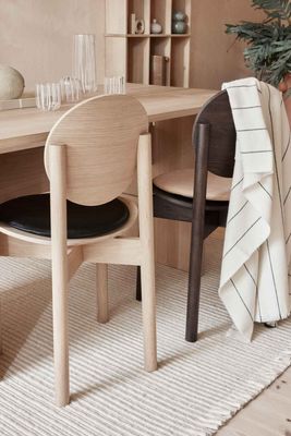 Sittdyna Svart Läder OYOY LIVING