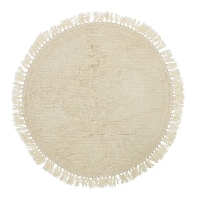 Lenea Matta Natur Ull Ø110cm Bloomingville