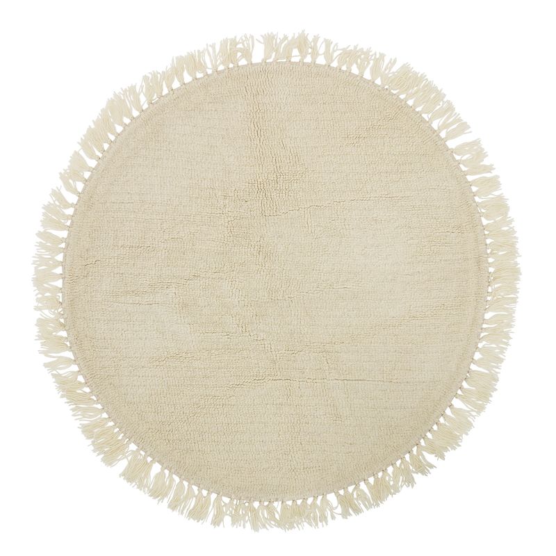 Lenea Matta Natur Ull Ø110cm Bloomingville