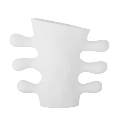 Pernilla Vas Vit Stengods H26cm Bloomingville