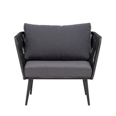 Fåtölj Svart Metall Pavone Fire-resistant | Bloomingville
