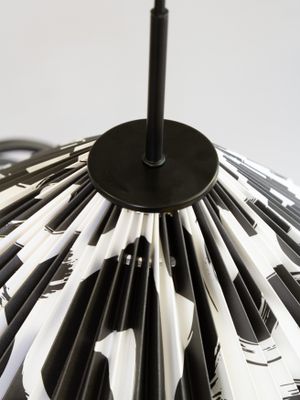 Polly Taklampa Svart/Vit 45cm | PR Home