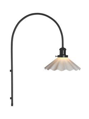 August Vägglampa Opal/Veckad 25cm | PR Home