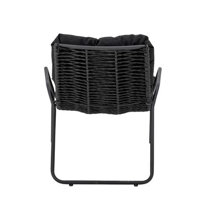 Solstol med pall Svart Metall Boel Set om 2 | Bloomingville
