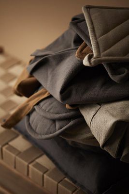 Svanefors Alba Bistroförkläde Grå 80x65 cm