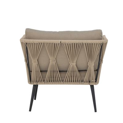 Pavone Loungefåtölj Brun Metall H72cm Bloomingville