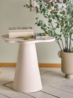 Sidobord Natur Aluminium Soller | Bloomingville