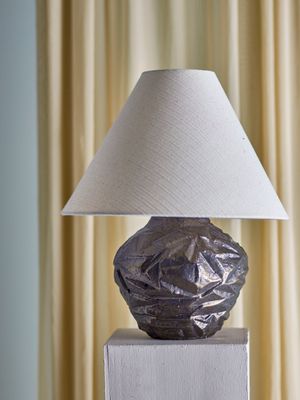 Bordslampa Brun Stengods Carolla | Bloomingville