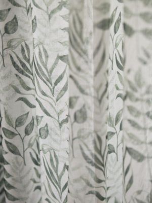 Svanefors Filippa Gardin 2-pack Mossa 140x280 cm