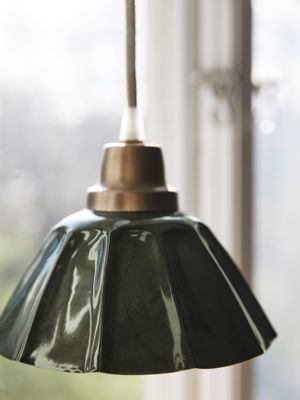 PR Home Ester Fönsterlampa Mörkgrön 17cm