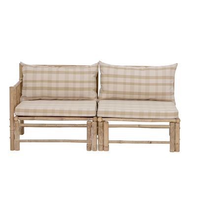 Modulsoffa vänster hörn Natur Bambu Korfu | Bloomingville