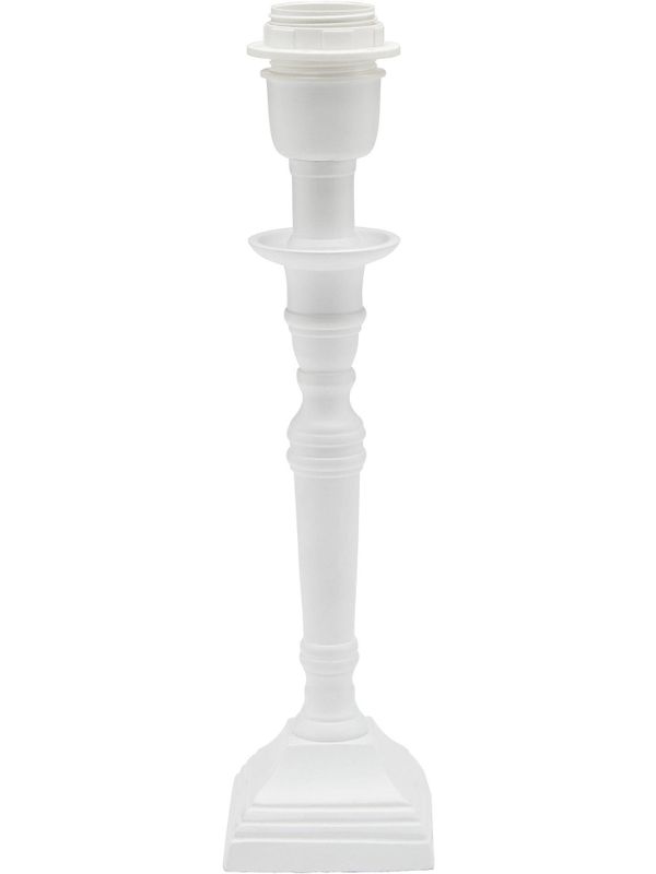 Salong Lampfot Vit 33cm PR Home