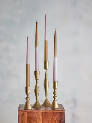 Ljus Rosa Paraffin Burma Pack of 4 | Bloomingville