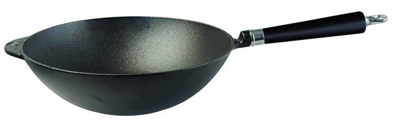 Wokpanna Svart Ø32 cm Ronneby Bruk
