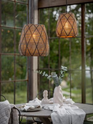 PR Home Lollo Taklampa Natur/Svart 28 cm Natur