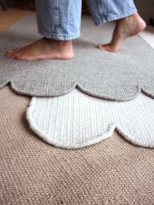 Fia Ullmatta Beige 60x90cm | Svanefors