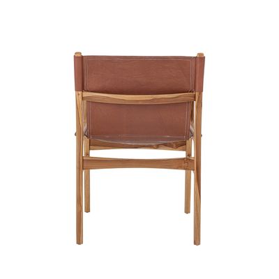 Fåtölj Brun Läder Ollie | Bloomingville