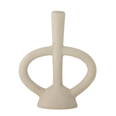 Ljusstake Vit Polyresin Ramina | Bloomingville