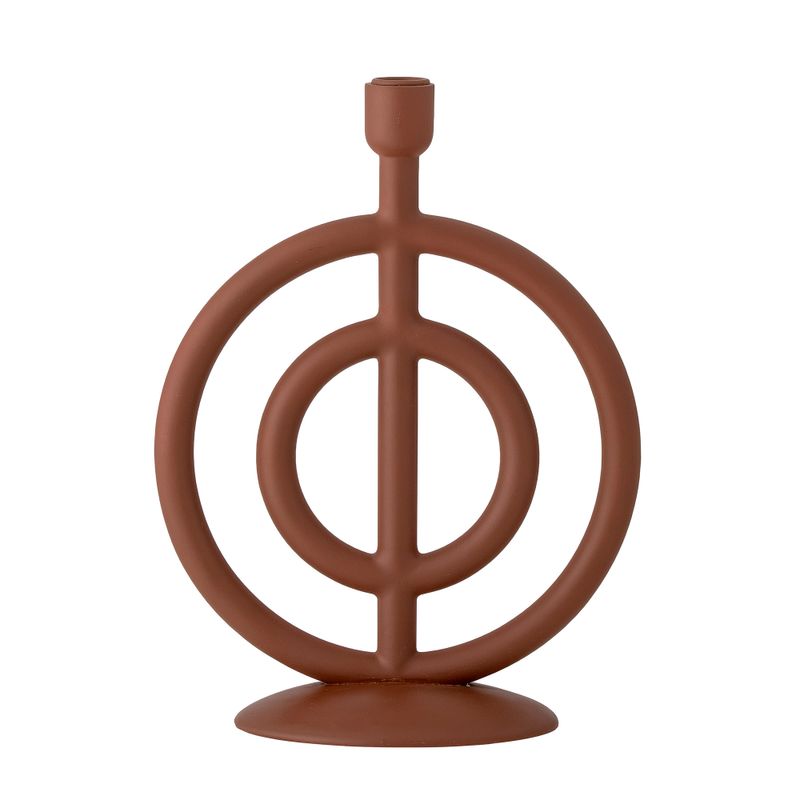 Ljusstake Brun Polyresin Flikka | Bloomingville