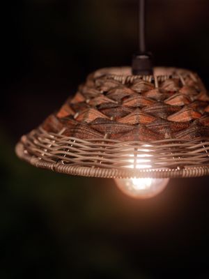 Lisen Taklampa Brun natur 27cm | PR Home