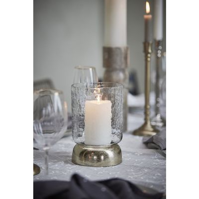 Lene Bjerre Sandia Ljusstake Ljusguld Aluminium H28.7 cm