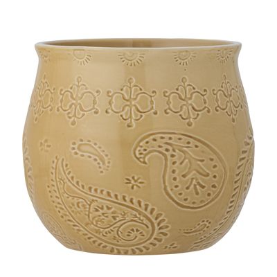 Rani Blomkruka Gul Stengods Ø20.5cm Bloomingville