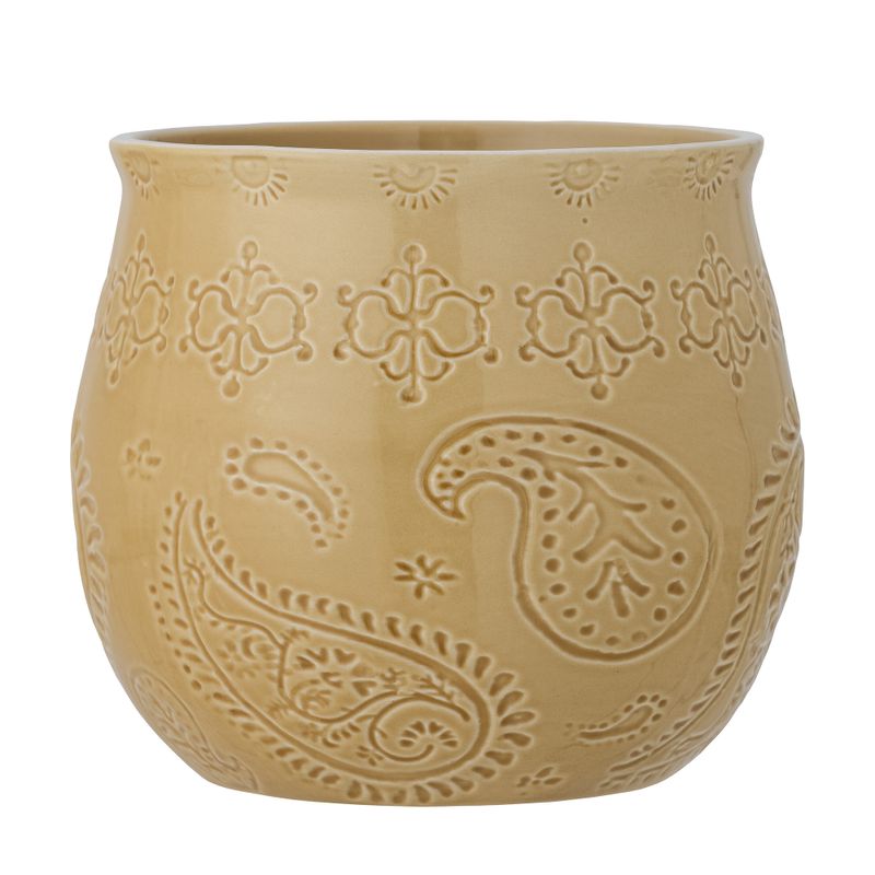 Rani Blomkruka Gul Stengods Ø20.5cm Bloomingville