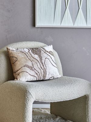 Bloomingville Adelona Kudde, Brun, Viskos L50xW35 cm