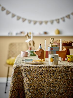 Bloomingville Charlie Födelsedagsdekoration, Brun, Mdf L28xH14xW5 cm