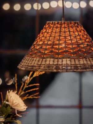 PR Home Lisen Takskärm Brun natur 45cm