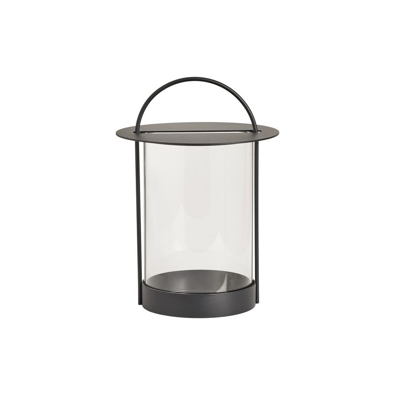 Lykta Svart Metall. Glas OYOY LIVING