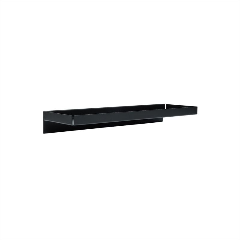 Bakku Hylla Svart Aluminium Oyoy Living L50cm