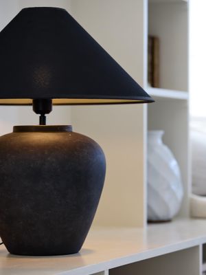 PR Home Lilly Lampfot Anthracite 37 cm Antracit