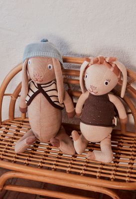 Mjukisdjur Beige Bomull. Återvunnen polyesterfyllning OYOY MINI