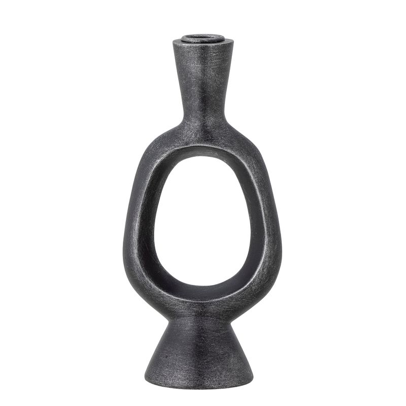 Ljusstake Svart Polyresin Bijan | Bloomingville