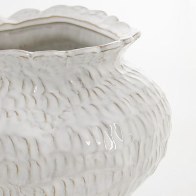 Lene Bjerre Marlia Vas Vit Keramik H24.5 cm