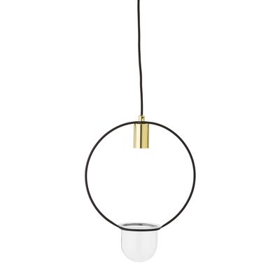Caralina Pendellampa Guld Metall Ø30cm Bloomingville