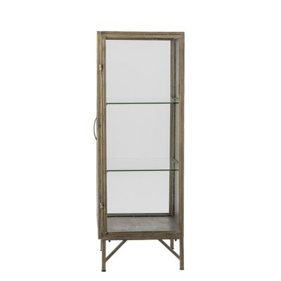 Saone Skåp Mässing Glas L45 cm Bloomingville