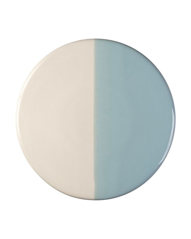 Bergs Potter Nuna GLAZED Dekorativ Bricka Ø28 cm, Dimmblå