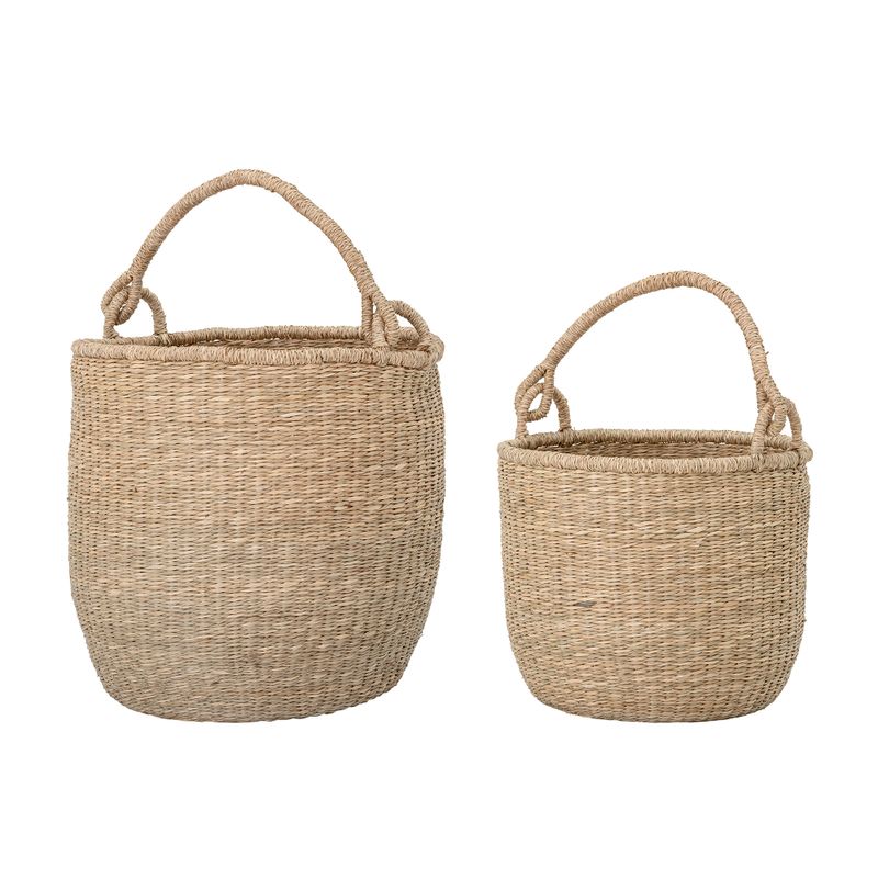 Korg Natur Sjösäv Ditlev Set om 2 | Bloomingville