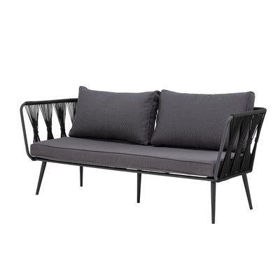 Soffa Svart Metall Pavone | Bloomingville