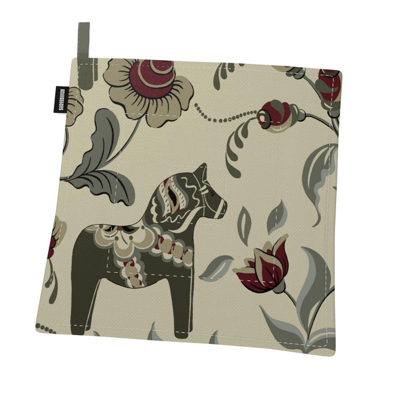 Leksand (culla) grön grytlapp Arvidssons Textil