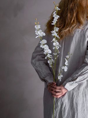 Stjälk Vit Konstgjorda blommor Orchid | Bloomingville
