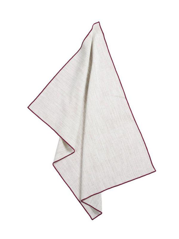 Svanefors Sabina Kökshandduk Vinröd 50x70 cm