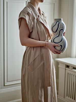 Vas Svart Stengods Nicola | Bloomingville