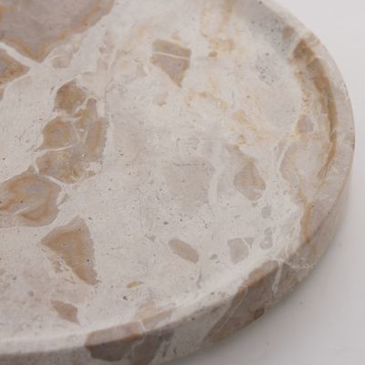 Lene Bjerre Ellia Bricka Linne Marmor Ø40 cm