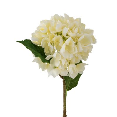 Stjälk Vit Konstgjorda blommor Hydrangea | Bloomingville