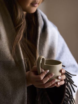 Svanefors Ulla Pläd Grå 130x170 cm