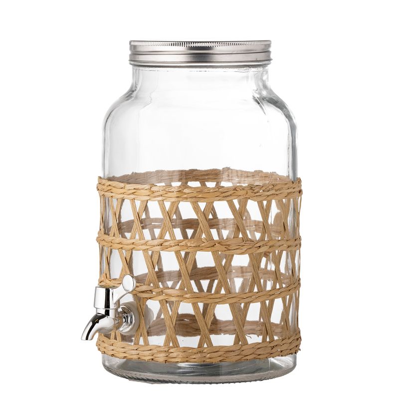 Burk med kran Klar Glas Manna | Bloomingville